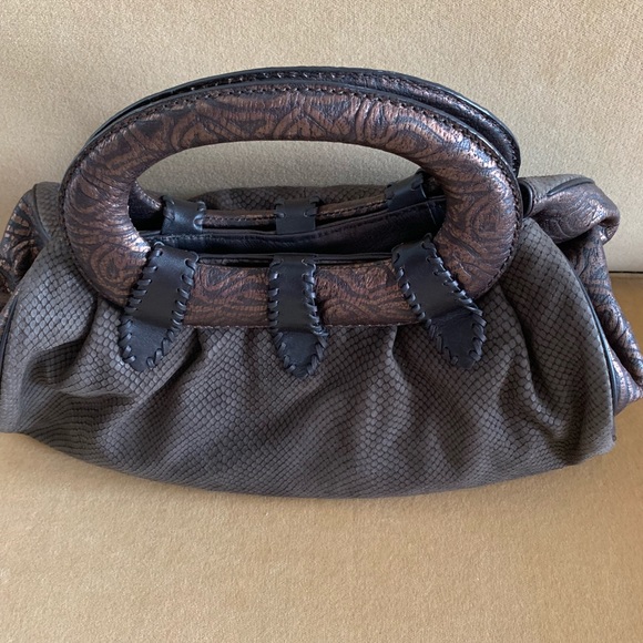 Leather Italian bag by Donald J Pliner - Picture 2 of 3